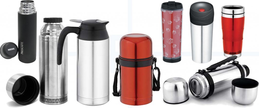 Vacuum flask and thermos mug