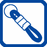 Schlüsselanhänger mit Flaschenöffner aus Seil